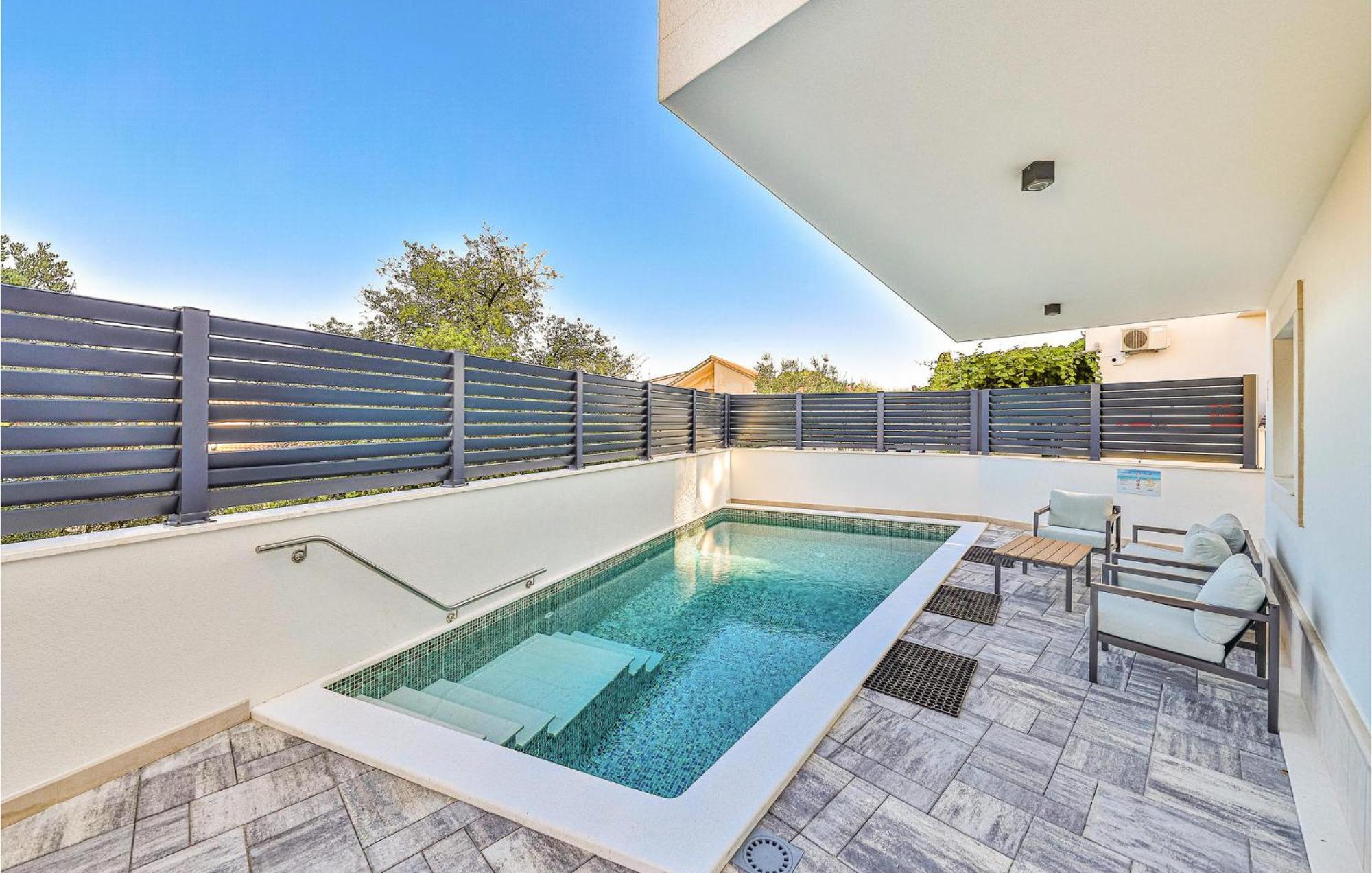Beautiful In Okrug Gornji With Outdoor Swimming Pool And 3 Bedrooms